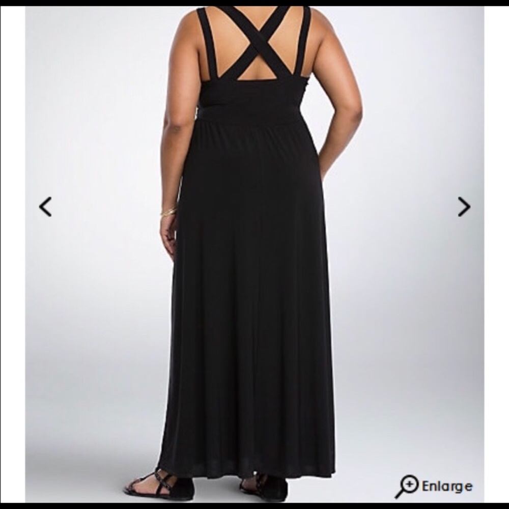 Crisscross maxi dress, never worn!